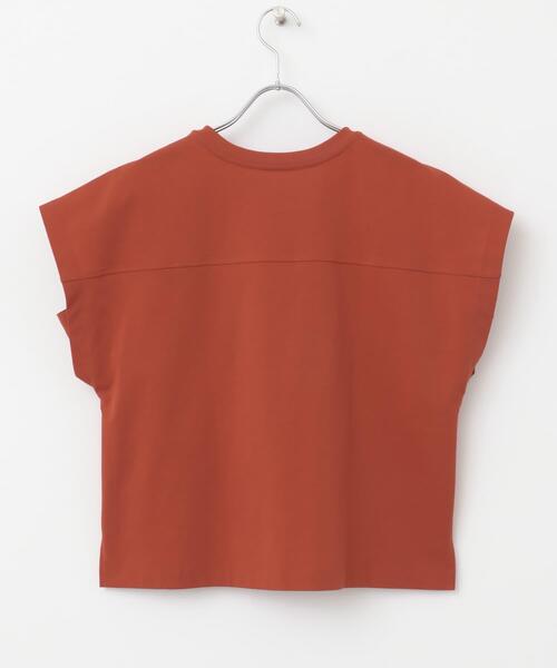 URBAN RESEARCH ROSSO WOMEN（アーバンリサーチ　ロッソ）の「タックスリーブクールタッチカットソー（Tシャツ/カットソー・レディース・ブラック/ホワイト/グリーン/レッド・FREE）」の16枚目の写真