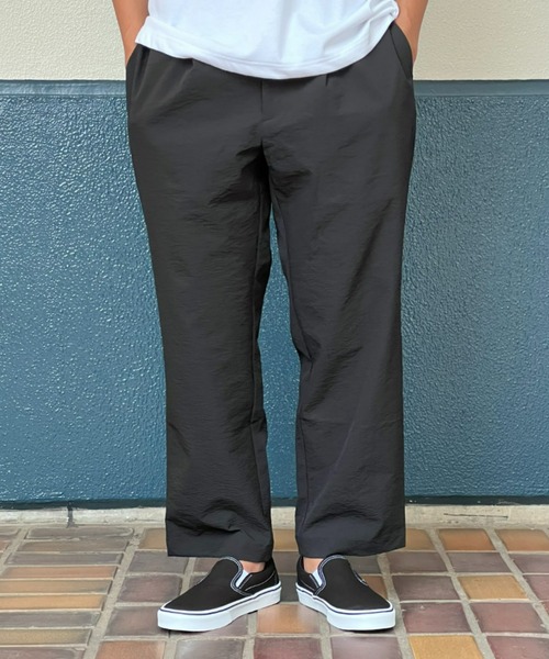 THOUSAND MILE（サウザンドマイル）の「【THOUSAND MILE】 EASY TUCK TROUSERSイージータックトラウザー（その他パンツ・メンズ・ブラック/ネイビー・MEDIUM/X-LARGE/LARGE）」の5枚目の写真