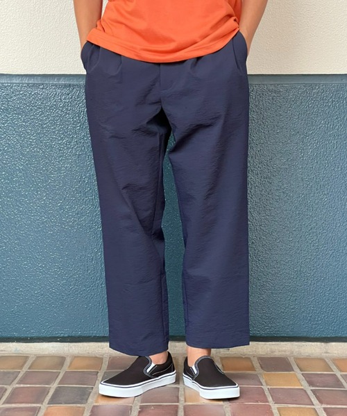 THOUSAND MILE（サウザンドマイル）の「【THOUSAND MILE】 EASY TUCK TROUSERSイージータックトラウザー（その他パンツ・メンズ・ブラック/ネイビー・MEDIUM/X-LARGE/LARGE）」の6枚目の写真