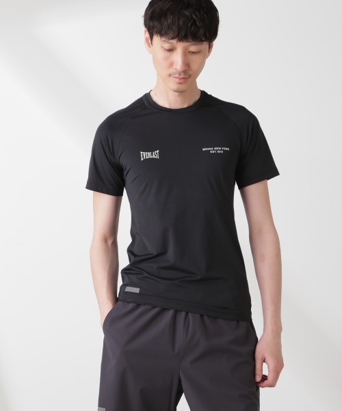 NANO universe（ナノユニバース）の「｢EVERLAST｣ ジャストフィット GYM Tシャツ（Tシャツ/カットソー・メンズ・ブラック/チャコール・S/M/L）」の3枚目の写真