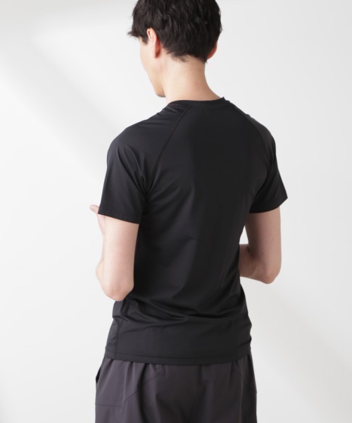 NANO universe（ナノユニバース）の「｢EVERLAST｣ ジャストフィット GYM Tシャツ（Tシャツ/カットソー・メンズ・ブラック/チャコール・S/M/L）」の5枚目の写真