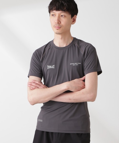 NANO universe（ナノユニバース）の「｢EVERLAST｣ ジャストフィット GYM Tシャツ（Tシャツ/カットソー・メンズ・ブラック/チャコール・S/M/L）」の10枚目の写真