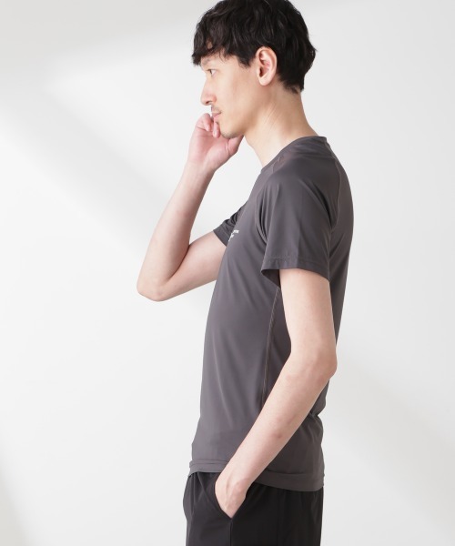 NANO universe（ナノユニバース）の「｢EVERLAST｣ ジャストフィット GYM Tシャツ（Tシャツ/カットソー・メンズ・ブラック/チャコール・S/M/L）」の11枚目の写真