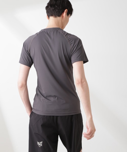 NANO universe（ナノユニバース）の「｢EVERLAST｣ ジャストフィット GYM Tシャツ（Tシャツ/カットソー・メンズ・ブラック/チャコール・S/M/L）」の12枚目の写真