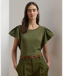 LAUREN RALPH LAUREN / ローレン ラルフ ローレン リネンブレンド ジャージー Tシャツ リネンブレンド ジャージー Tシャツ | ラルフ ローレン公式