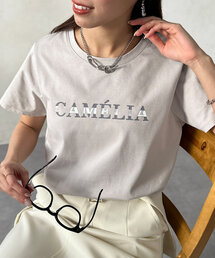 Chez toi | 箔ラインロゴTシャツ(Tシャツ/カットソー)