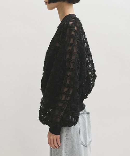 ラインアートレースブラウス（シャツ/ブラウス）｜ADAM ET ROPE