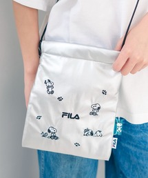 FILA | 【FILA/フィラ × PEANUTS/ピーナッツ】フロント刺繍 ドローストリングミニショルダーバッグ(ショルダーバッグ)