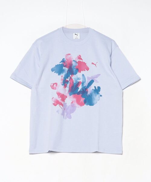 PUMA(プーマ)の「プーマ PUMA SUMMER MX SS グラフィック Tシャツ_(Tシャツ/カットソー・レディース・ホワイト/ペールイエロー/ラベンダー・S/M/L/XL)」の2枚目の写真