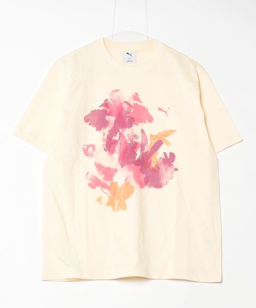 PUMA(プーマ)の「プーマ PUMA SUMMER MX SS グラフィック Tシャツ_(Tシャツ/カットソー・レディース・ホワイト/ペールイエロー/ラベンダー・S/M/L/XL)」の3枚目の写真