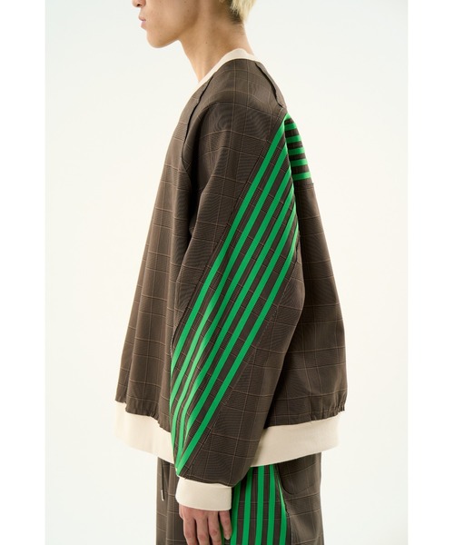 DISCOVERED（ディスカバード）の「CHECK BONDING LINE PULLOVER（ブルゾン・メンズ・ベージュ/ネイビー・SMALL/LARGE）」の15枚目の写真