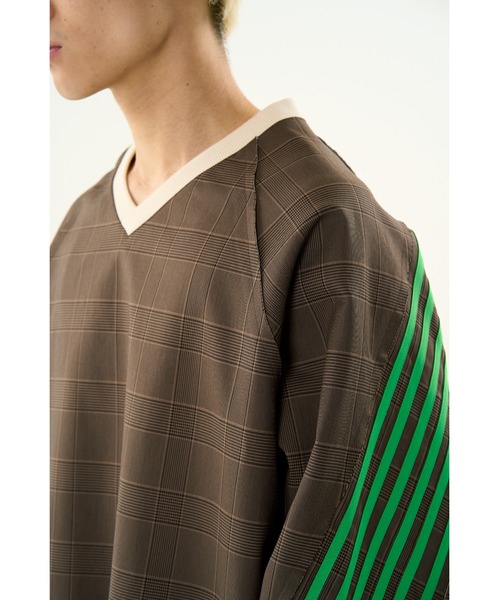DISCOVERED（ディスカバード）の「CHECK BONDING LINE PULLOVER（ブルゾン・メンズ・ベージュ/ネイビー・SMALL/LARGE）」の16枚目の写真