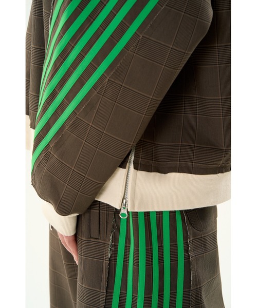 DISCOVERED（ディスカバード）の「CHECK BONDING LINE PULLOVER（ブルゾン・メンズ・ベージュ/ネイビー・SMALL/LARGE）」の17枚目の写真