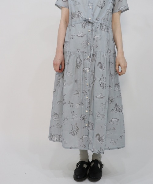 haupia(ハウピア)の「湖畔のレモンクリームパイ【ワンピース】(ワンピース・レディース・オフホワイト/グレー・MEDIUM)」の19枚目の写真