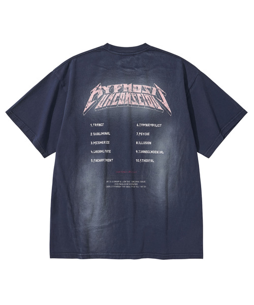 LIBERE(リベーレ)の「LIBERE リベーレ / WASHED T-SHIRT バンドプリントウォッシュドビッグシルエットTシャツ / 251218-251219(Tシャツ/カットソー・メンズ・ブルー系その他/ブラック・LARGE/MEDIUM/SMALL)」の16枚目の写真