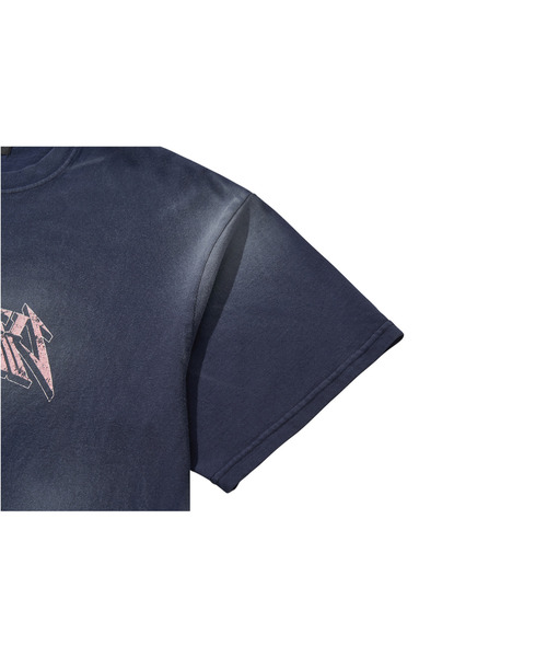 LIBERE(リベーレ)の「LIBERE リベーレ / WASHED T-SHIRT バンドプリントウォッシュドビッグシルエットTシャツ / 251218-251219(Tシャツ/カットソー・メンズ・ブルー系その他/ブラック・LARGE/MEDIUM/SMALL)」の7枚目の写真