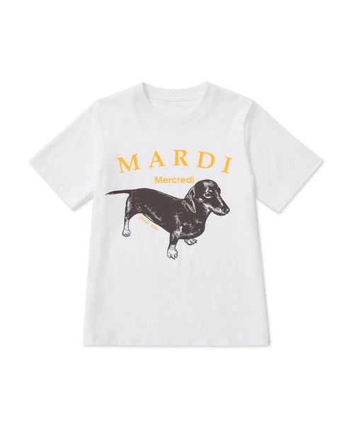 ☆正規品☆ マルディメクルディ スウェットシャツ プリント ダックス Mardi Mercredi マルディメクルディ ダックスフンド スウェット
