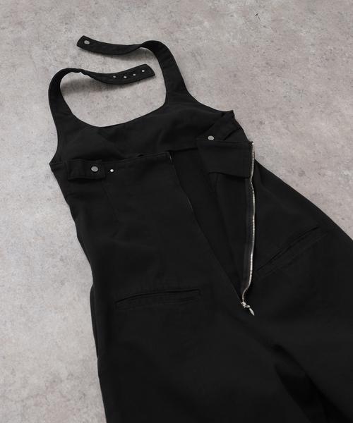 Spick & Span(スピックアンドスパン)の「コットンツイルガーメントダイサロペット(サロペット/オーバーオール・レディース・ブラック/ベージュ・38/36)」の10枚目の写真