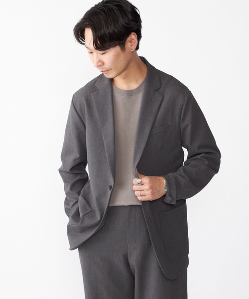 セール】SHIPS:〈セットアップ対応/手洗い可能〉RIRANCHA(R) 2ボタン