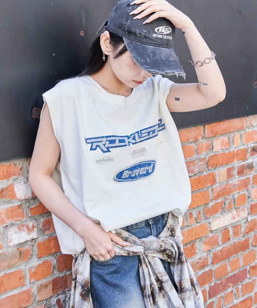 WEGO（ウィゴー）の「WEGO/ヴィンテージライクグラフィックノースリーブ（タンクトップ・メンズ・その他1/その他2/その他3/その他5/その他8/その他4/その他7/その他6/その他10/その他11/その他12/その他9/その他14/その他15/その他16/その他13・MEDIUM/LARGE）」の11枚目の写真