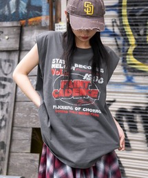 WEGO（ウィゴー）の「WEGO/ヴィンテージライクグラフィックノースリーブ（タンクトップ）」