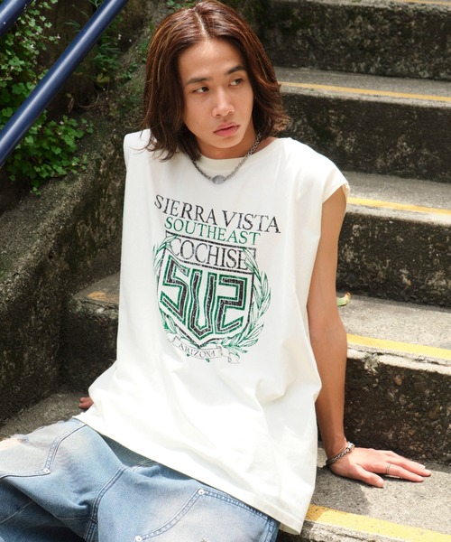 WEGO（ウィゴー）の「WEGO/ヴィンテージライクグラフィックノースリーブ（タンクトップ・メンズ・その他1/その他2/その他3/その他5/その他8/その他4/その他7/その他6/その他10/その他11/その他12/その他9/その他14/その他15/その他16/その他13・MEDIUM/LARGE）」の15枚目の写真