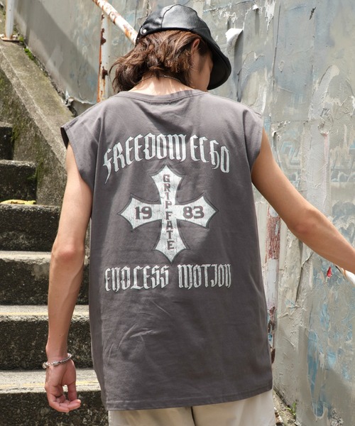 WEGO（ウィゴー）の「WEGO/ヴィンテージライクグラフィックノースリーブ（タンクトップ・メンズ・その他1/その他2/その他3/その他5/その他8/その他4/その他7/その他6/その他10/その他11/その他12/その他9/その他14/その他15/その他16/その他13・MEDIUM/LARGE）」の16枚目の写真