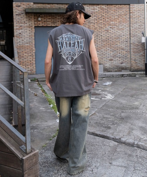 WEGO（ウィゴー）の「WEGO/ヴィンテージライクグラフィックノースリーブ（タンクトップ・メンズ・その他1/その他2/その他3/その他5/その他8/その他4/その他7/その他6/その他10/その他11/その他12/その他9/その他14/その他15/その他16/その他13・MEDIUM/LARGE）」の17枚目の写真