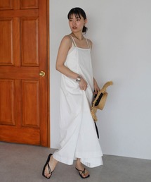 ENC（エンク）の「volume flare camisole one piece / ボリュームフレアキャミワンピース（ワンピース）」