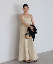 volume flare camisole one piece / ボリュームフレアキャミワンピース