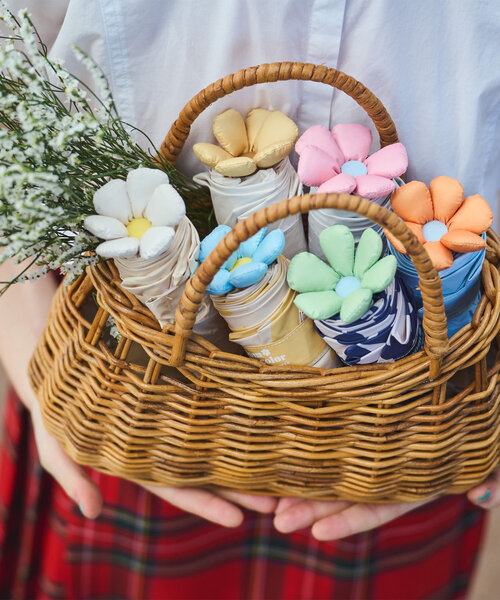 BIRTHDAY BAR（バースデイバー）の「Ohanaアンブレラ（折りたたみ傘・レディース・イエロー/グレー/アイボリー・0）」の5枚目の写真