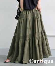 編上レースティアードスカート | outlet | axes femme online shop