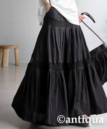 編上レースティアードスカート | outlet | axes femme online shop