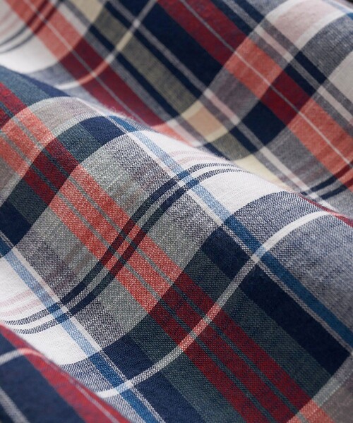 BROOKS BROTHERS(ブルックスブラザーズ)の「コットン マドラスチェック カジュアルシャツ Regular Fit(シャツ/ブラウス・メンズ・ブルー系その他/ネイビー・LARGE/SMALL/X-LARGE/X-SMALL/MEDIUM)」の4枚目の写真