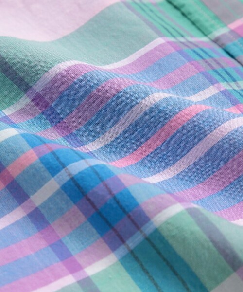 BROOKS BROTHERS(ブルックスブラザーズ)の「コットン マドラスチェック カジュアルシャツ Regular Fit(シャツ/ブラウス・メンズ・ブルー系その他/ネイビー・LARGE/SMALL/X-LARGE/X-SMALL/MEDIUM)」の6枚目の写真