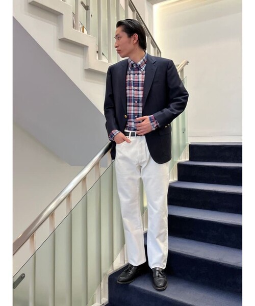 BROOKS BROTHERS(ブルックスブラザーズ)の「コットン マドラスチェック カジュアルシャツ Regular Fit(シャツ/ブラウス・メンズ・ブルー系その他/ネイビー・LARGE/SMALL/X-LARGE/X-SMALL/MEDIUM)」の7枚目の写真