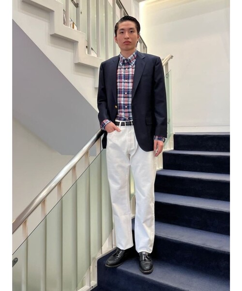 BROOKS BROTHERS(ブルックスブラザーズ)の「コットン マドラスチェック カジュアルシャツ Regular Fit(シャツ/ブラウス・メンズ・ブルー系その他/ネイビー・LARGE/SMALL/X-LARGE/X-SMALL/MEDIUM)」の8枚目の写真