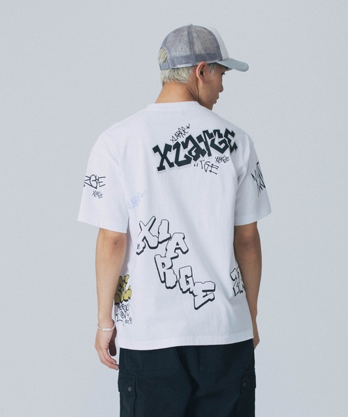 完売確実 XLARGE STREET VANDALISM S/S TEE グラフィック◎ セール】GRAFFITI S/S TEE（Tシャツ/カットソー）｜XLARGE