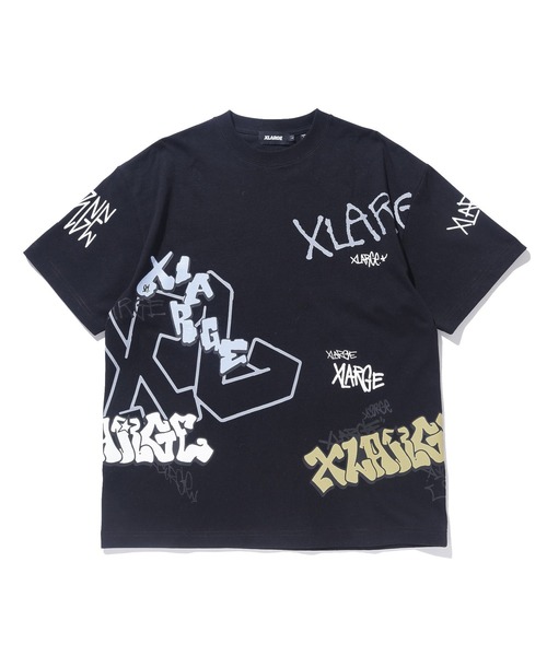 XLARGE(エクストララージ)の「GRAFFITI S/S TEE(Tシャツ/カットソー・メンズ・ネイビー/ホワイト/ブラック・XL/S/M/L)」の13枚目の写真