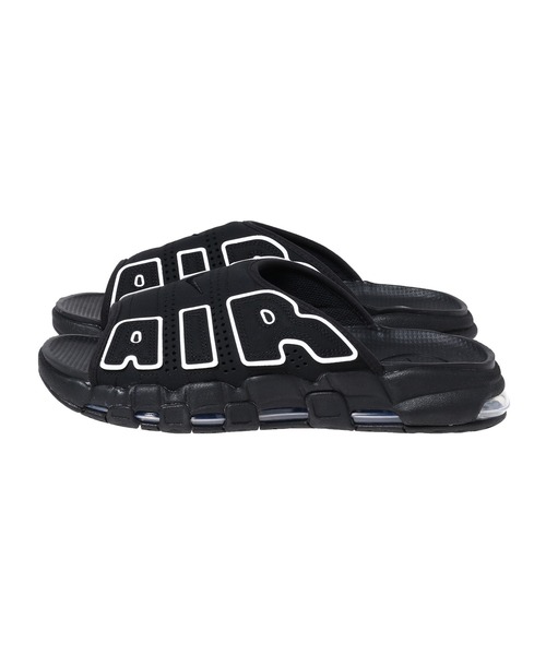 靴 NIKE AIR MORE UPTEMPO SLIDE DV2132-001 Nike Air More Uptempo Slide 'Black - Grey Sole' DV2132-001