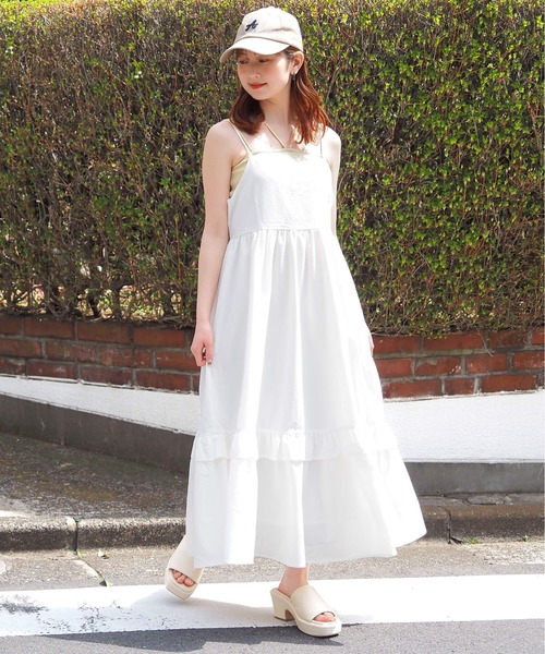 セール】フリルキャミワンピース（ワンピース）｜tiptop（ティップ