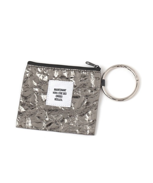 LEPSIM（レプシィム）の「カラビナワッシャーポーチ　328051（ポーチ・レディース・グレー/オフホワイト/ブラック/ライトピンク/ブラウン・ONE SIZE）」の7枚目の写真