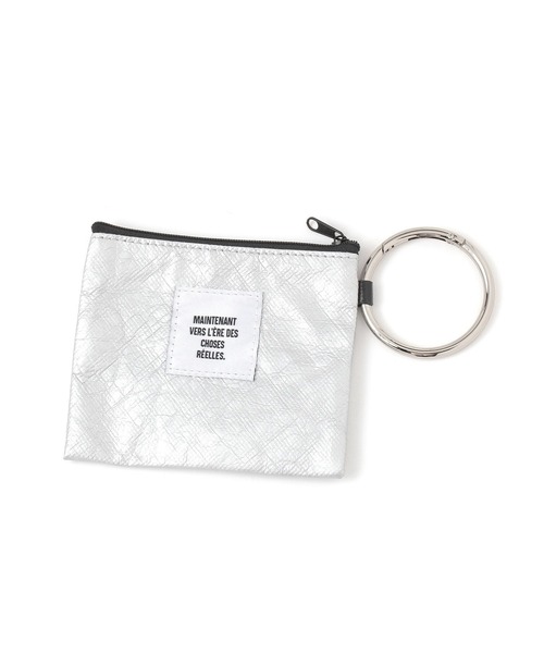 LEPSIM（レプシィム）の「カラビナワッシャーポーチ　328051（ポーチ・レディース・グレー/オフホワイト/ブラック/ライトピンク/ブラウン・ONE SIZE）」の8枚目の写真