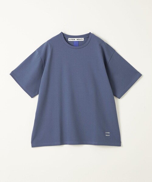 CITEN(シテン)の「<CITEN>シルケットダンボールT(Tシャツ/カットソー・メンズ・ベージュ/ネイビー/ライム・M/L)」の1枚目の写真