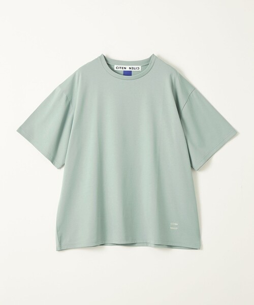 CITEN(シテン)の「<CITEN>シルケットダンボールT(Tシャツ/カットソー・メンズ・ベージュ/ネイビー/ライム・M/L)」の3枚目の写真