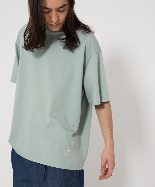 CITEN(シテン)の「<CITEN>シルケットダンボールT(Tシャツ/カットソー・メンズ・ベージュ/ネイビー/ライム・M/L)」の11枚目の写真