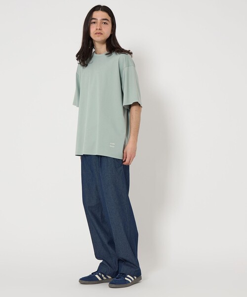 CITEN(シテン)の「<CITEN>シルケットダンボールT(Tシャツ/カットソー・メンズ・ベージュ/ネイビー/ライム・M/L)」の12枚目の写真