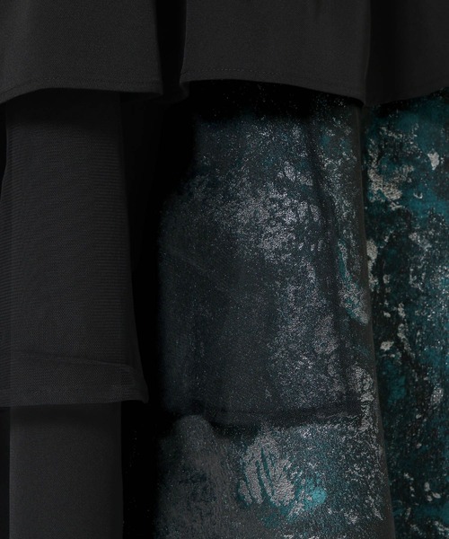 HARE（ハレ）の「アートジャガードキリカエフレアスカート(HARE)（スカート・レディース・ピンク/ブルーパープル/グリーン/ブルー系その他/オレンジ・FREE）」の16枚目の写真