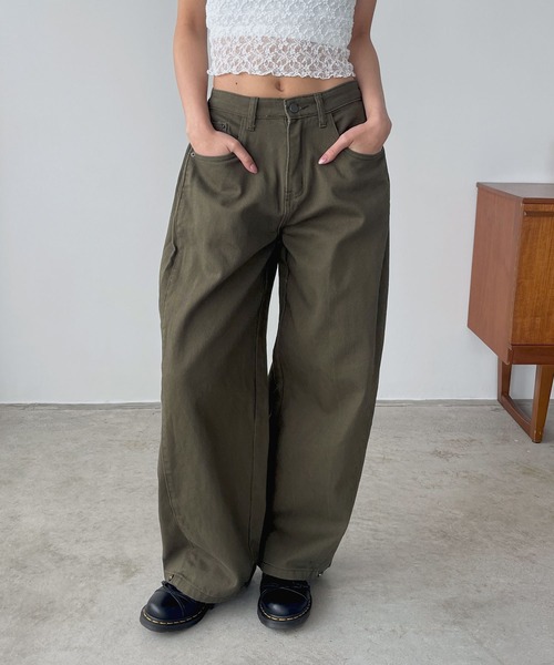 2025SS]ベーシックセミストレートワイドチノパン（その他パンツ