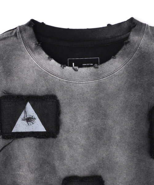 【DankeSchon】PIGMENT SPRAY NOSLEEVES STUDS ブラック DankeSchon/ダンケシェーン/PIGMENT SPRAYING NS/ピグメント